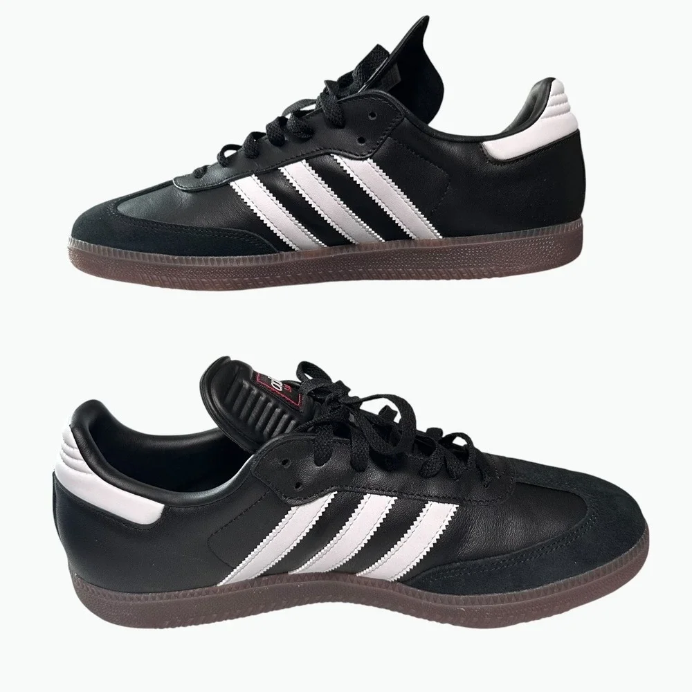 Adidas Samba Shoes Mens 11.5 Black White Gum Sole Indoor Soccer IH6000